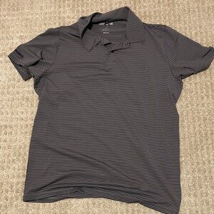 Men's Bonobos Black Striped Polo Shirt